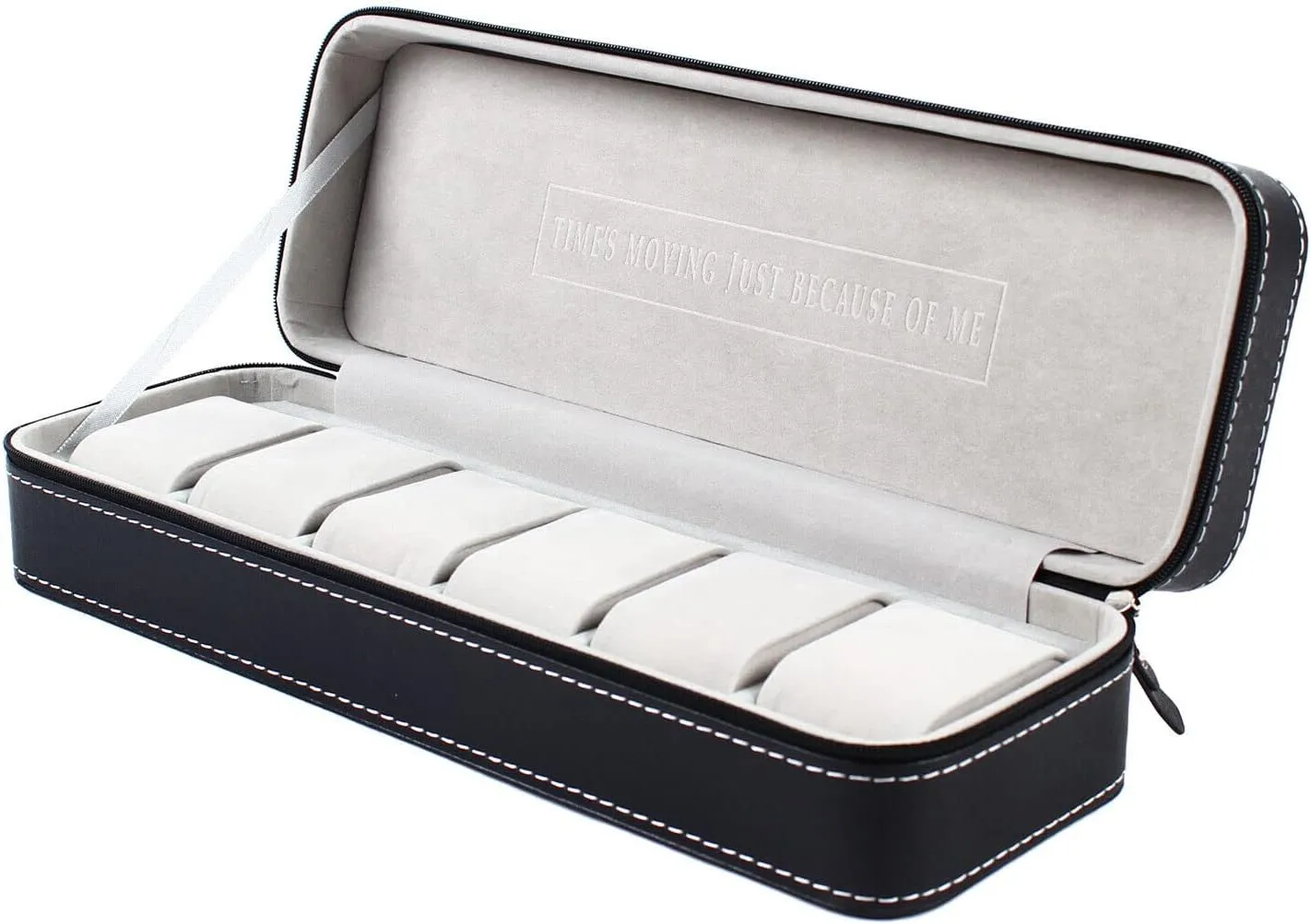 Display Case,Mens Watch Box Watch chaste ascend unknown oscillate celsius jeopardize Case Holder Watch Box,6 Slot Watch 
