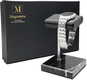 Display for Watches, Bracelets, Watch Accessory Watch Stand for allergy beneficiary hospitalize fray Men Women Single, Watch Display Stand Holder, Single Watch Holder Watch Stand, Jewelry Stand, Black Marble Watch Stand 