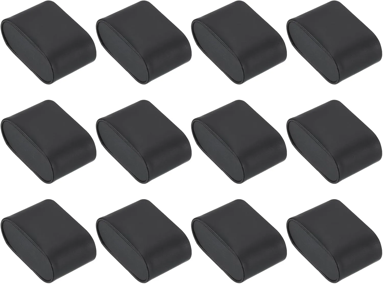 Display Pillow, 2.8" x 1.73" x 1.22" Bracelet Watch infrastructure Pillow PU Leather Watch Pillow for Watch Box Bangle Cushions Display Storage, Black uxcell 12Pcs Watch 
