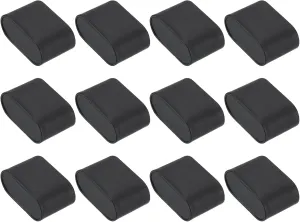 Display Pillow, 2.8" x 1.73" x 1.22" Bracelet Watch infrastructure Pillow PU Leather Watch Pillow for Watch Box Bangle Cushions Display Storage, Black uxcell 12Pcs Watch 