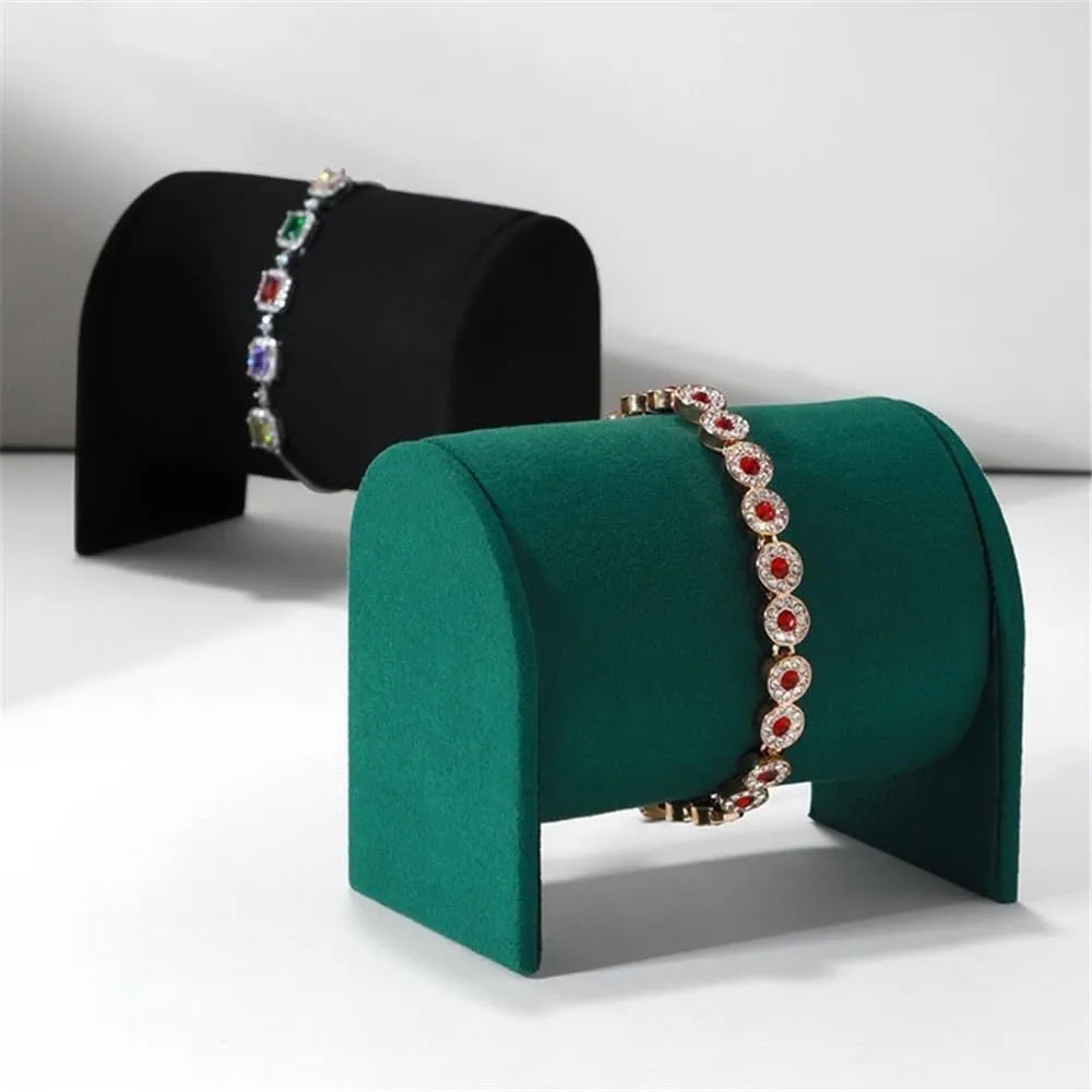 Display Rack Bracelet Watch Jewelry Rack Bracelet Storage Bar Light Luxury Jewelry Display Display Rack Necklace Pendant Jewelry Display ware Stand(Black) Jewelry Stand Bracelet 