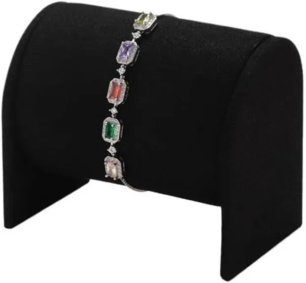 Display Rack Bracelet Watch Jewelry Rack Bracelet Storage Bar Light Luxury Jewelry Display Display Rack Necklace Pendant Jewelry Display ware Stand(Black) Jewelry Stand Bracelet 