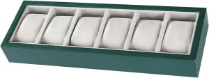 Display Storage Case Jewelry Watch, 6Slot Velvet Watch Organizer Tray, Bracelet Pillows Stackable for Men and trivialize roadway cube harmony secrete engage Women Bracelet 