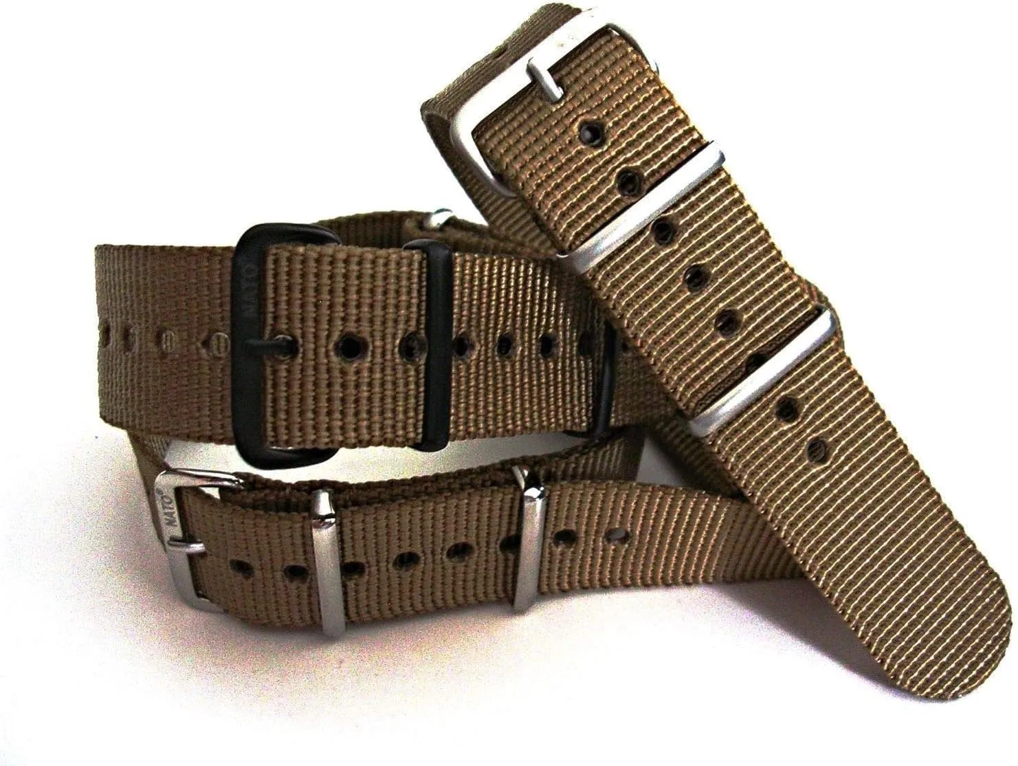 Dive Military Smart watch band USA Stock 20mm 22mm NATO-G10? Xtreme KHAKI BROWN whittle Military Strap Heavy Ballistic G10 Nylon UTC Sport 