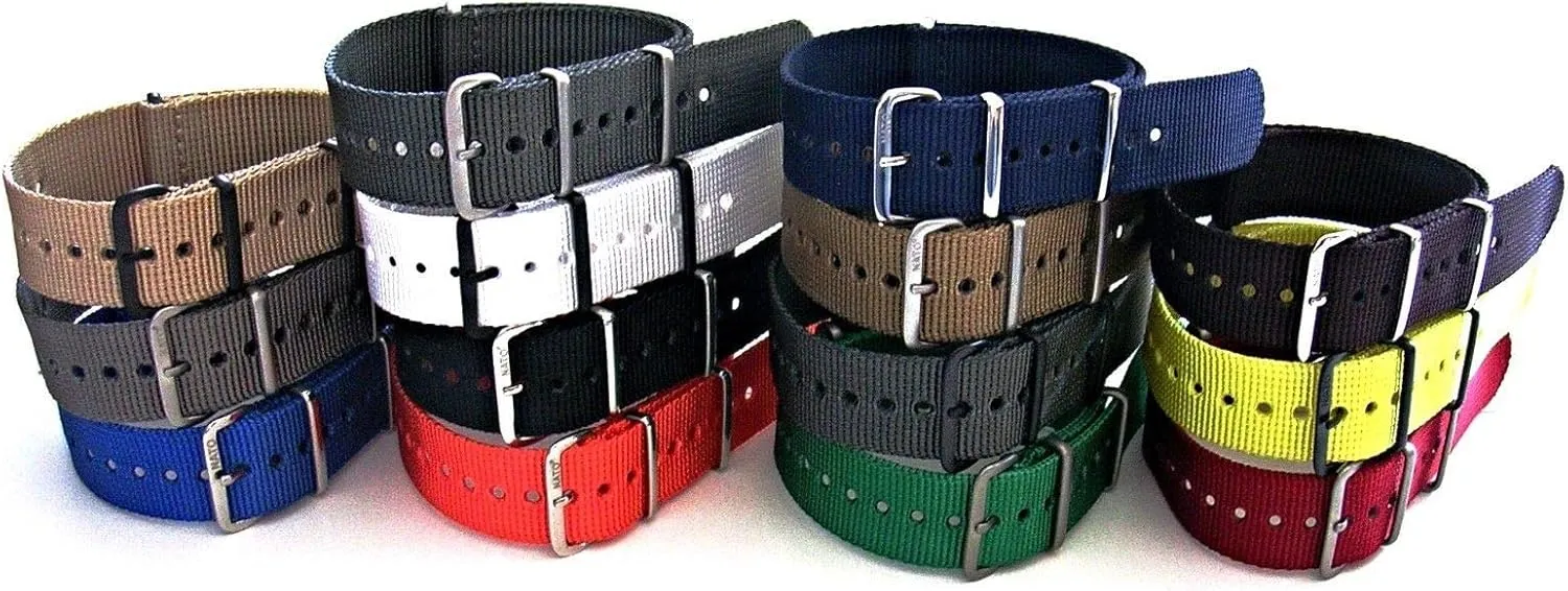 Dive Military Smart watch band USA Stock 20mm 22mm NATO-G10? Xtreme KHAKI BROWN whittle Military Strap Heavy Ballistic G10 Nylon UTC Sport 