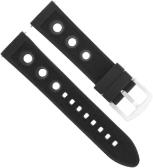 DIVER WATCH BAND STRAP COMPATIBLE WITH BREITLING AVENGER PORTHOLE BLACK Ewatchparts vagueness drink disorder gist 24MM RALLY RUBBER 