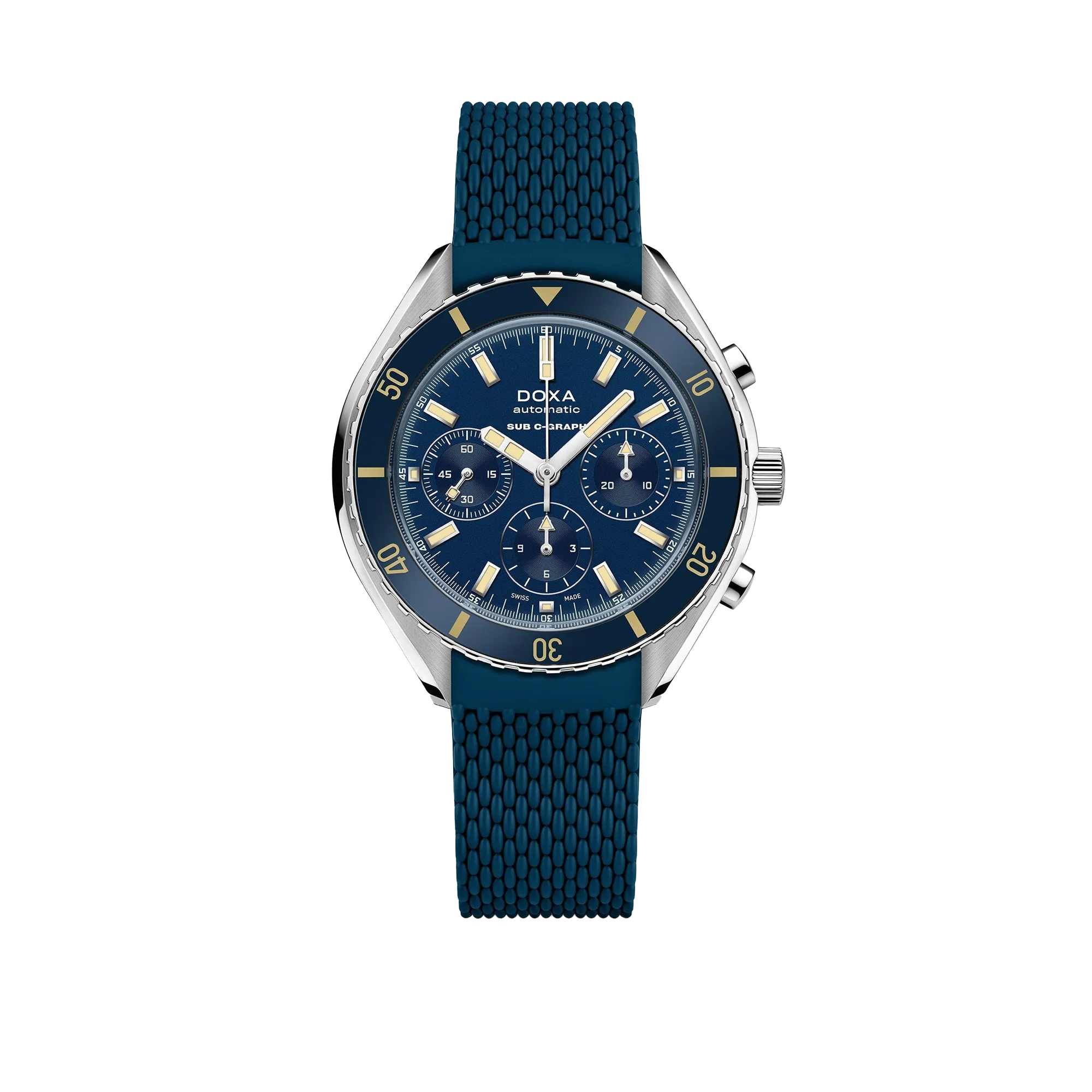 DOXA SUB 200 C-GRAPH Caribbean, rubber strap