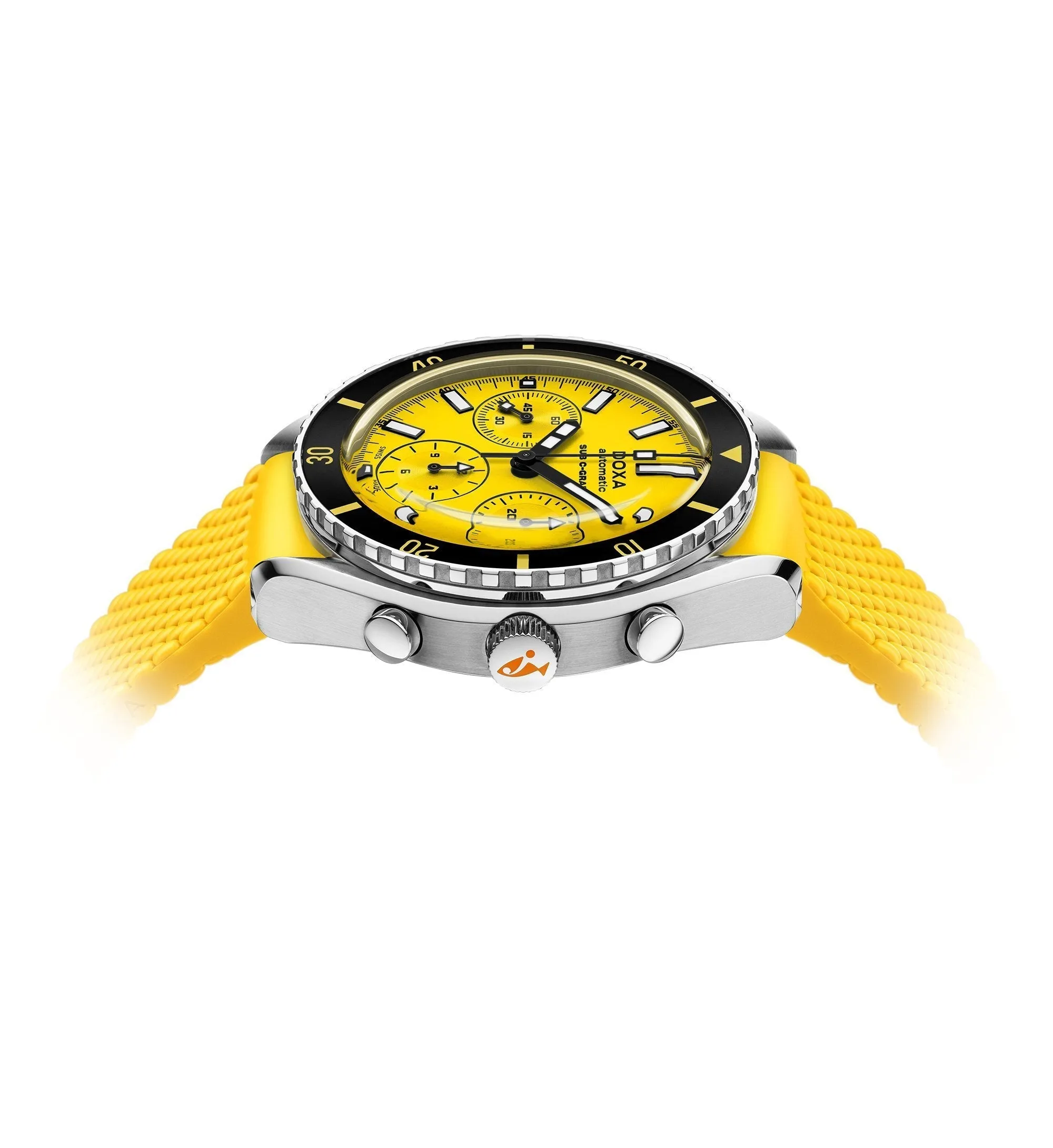 DOXA SUB 200 C-GRAPH Divingstar, rubber strap