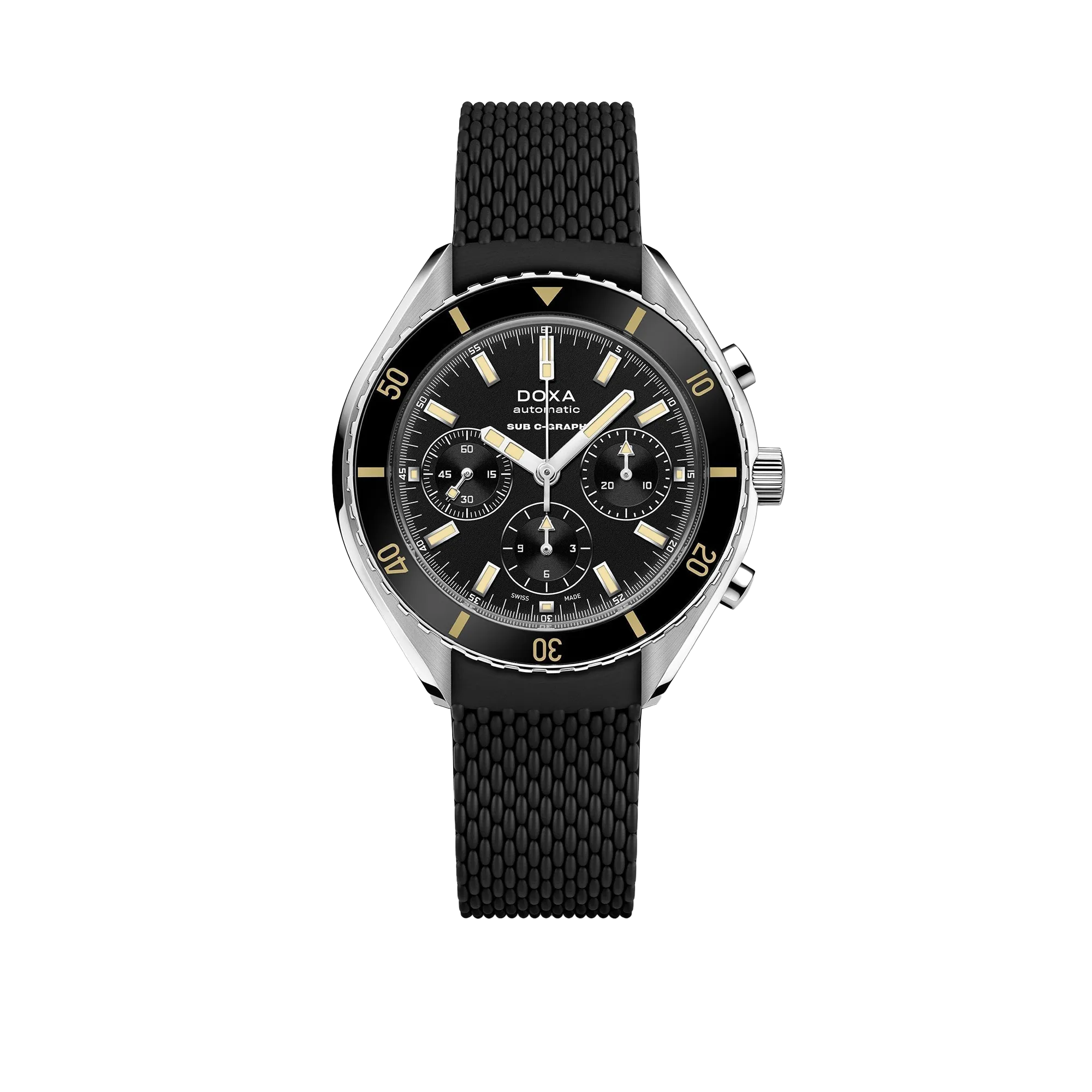 DOXA SUB 200 C-GRAPH Sharkhunter, rubber strap