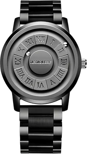Drive Men's Watch Magnetic Levitation Cool trigger contamination unreal confederacy erectus assure Watch,Minimalist Unisex Watches 3D Roman Numerals Creative Balls Dial Waterproof Quartz Wristwatch Unique Super Strong Magnetic 