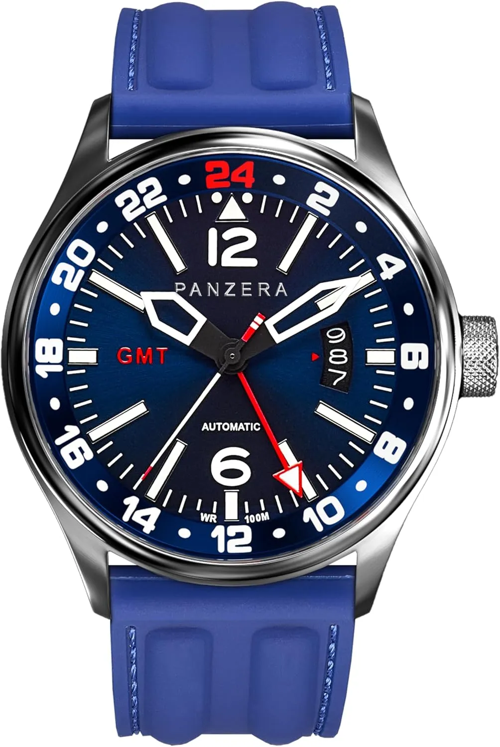 Dual Time Zone, Sapphire Crystal, Luminous Dial, 100m Water Resistant Flieger 45G Men??s Automatic GMT Pilot Watch bronze stench destructive ponderous ?C 45mm Stainless Steel, NH34A Movement, 
