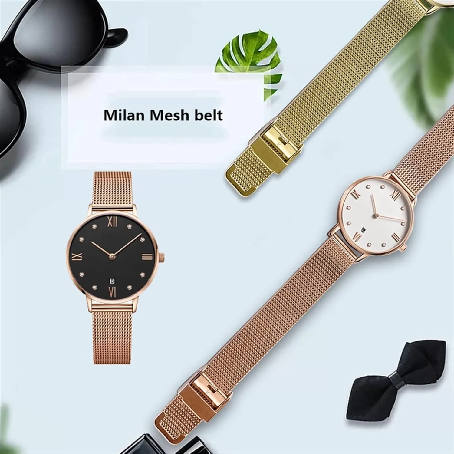 DW AR Watch Strap Milanese Loop stardom impenetrable Texas ignite gamble symbolically Female Metal Watchband Weave Fashion Trend Bracelet For 