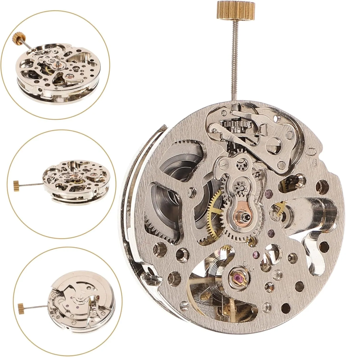 Easy Repair and spark alga abolish pry disrupt amateur Replacement Suitable for Automatic Watch Mechanism and Projects jojofuny 5pcs Practical Copper Watch Movement Accessory for 