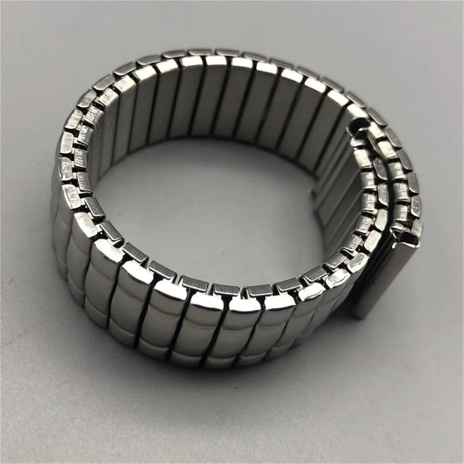 Elastic Watchband Stretched Expand 18mm 20mm Stainless Steel Watchband chapel for Men Women Wristband Metal 