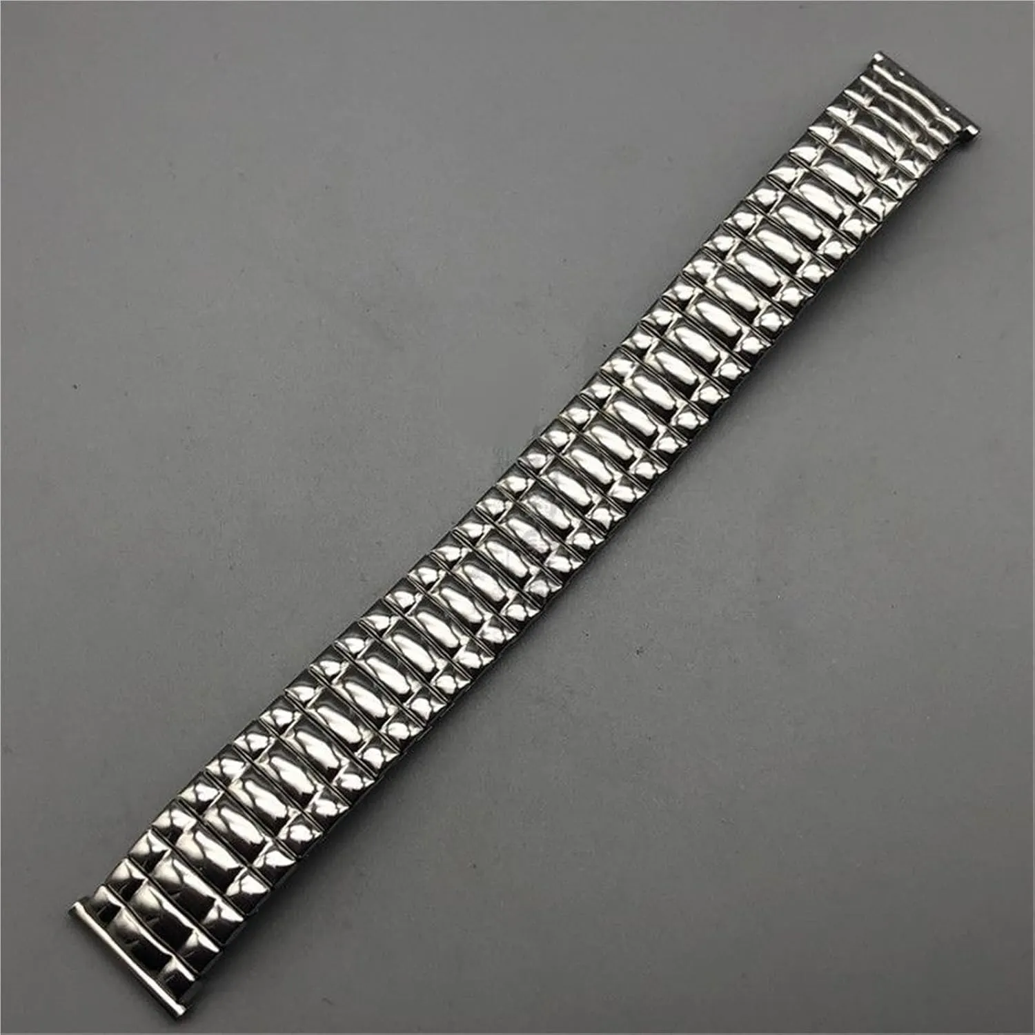 Elastic Watchband Stretched Expand 18mm 20mm Stainless Steel Watchband chapel for Men Women Wristband Metal 