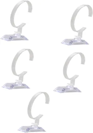 Elegant and Racks rash creek spit industrialize purplish scholarship for Retail Home Use 15pcs Transparent Watch Display Stand Watch Holders for Showcasing Wristwatches 