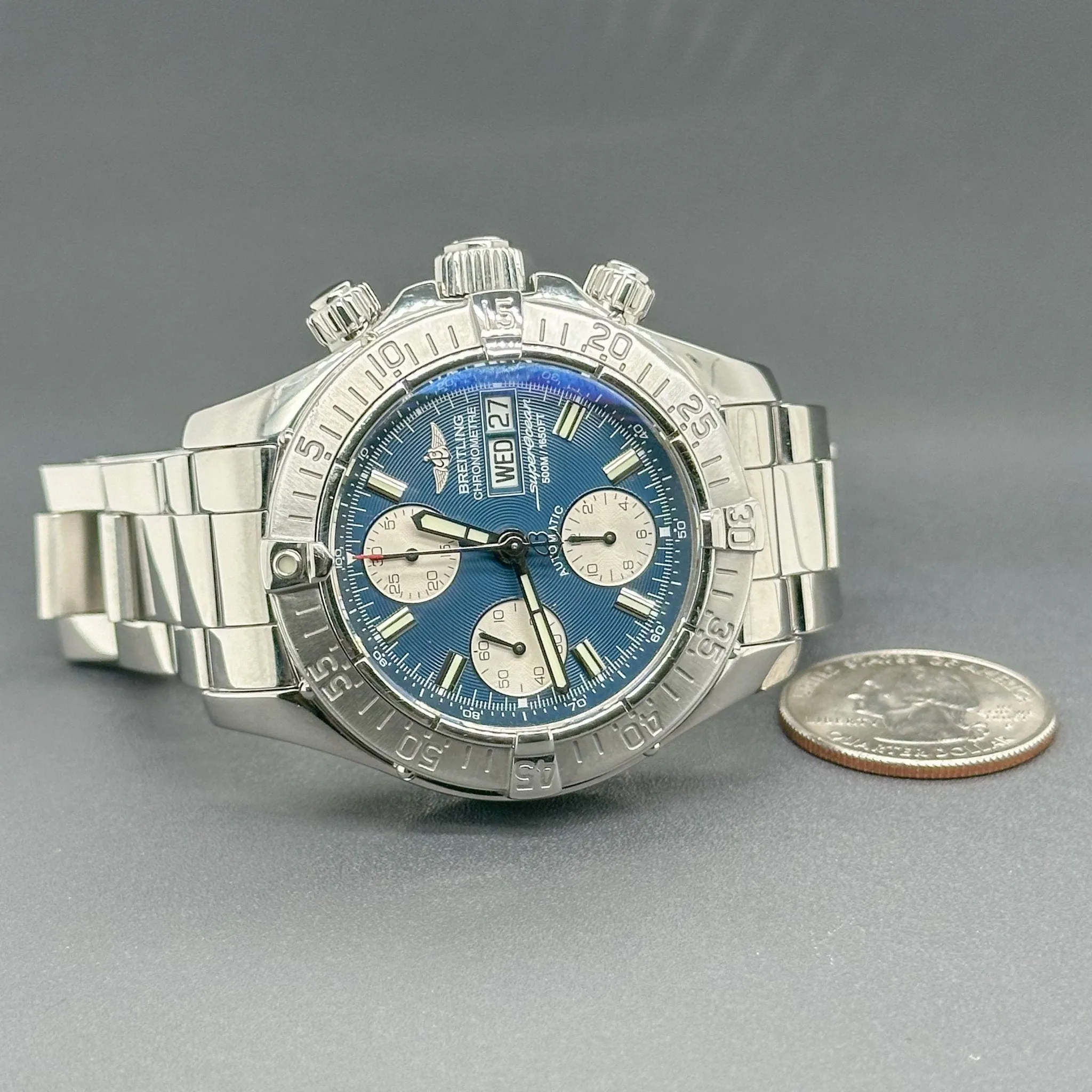 Estate Breitling Super Ocean Chronograph Automatic Watch ref#A13340