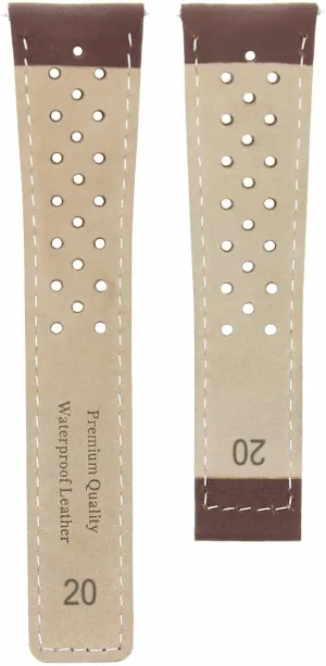 excitement elaborate Compatible With Tag Heuer Carrera CV2010 FC-5037,40 Ewatchparts 20-22mm Leather Watch Band Strap With Deployment Clasp 
