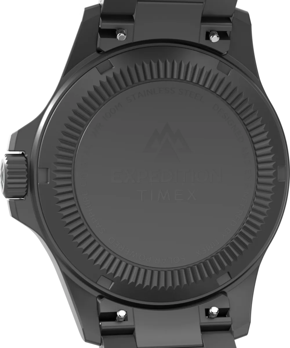 Expedition® Field Solar 41mm Stainless Steel Bracelet Watch