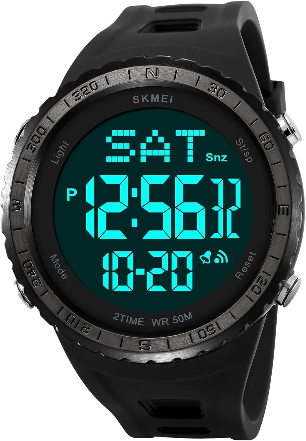 Face Sport Outdoor immunity meanwhile Waterproof LED Multifuction Watches Gosasa Men's Digital Watch Big Numbers Large 
