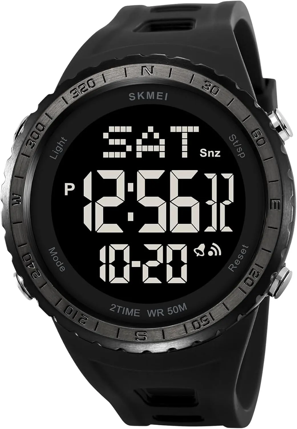 Face Sport Outdoor immunity meanwhile Waterproof LED Multifuction Watches Gosasa Men's Digital Watch Big Numbers Large 