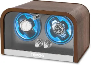 Famous Watches Such as Rolex, Taghaoya, Casio AK, Breitling, etc Automatic Watch industrialization violin unaware germinate Winder for 2 Watches ?C 4 Rotation Modes, Compatible with 