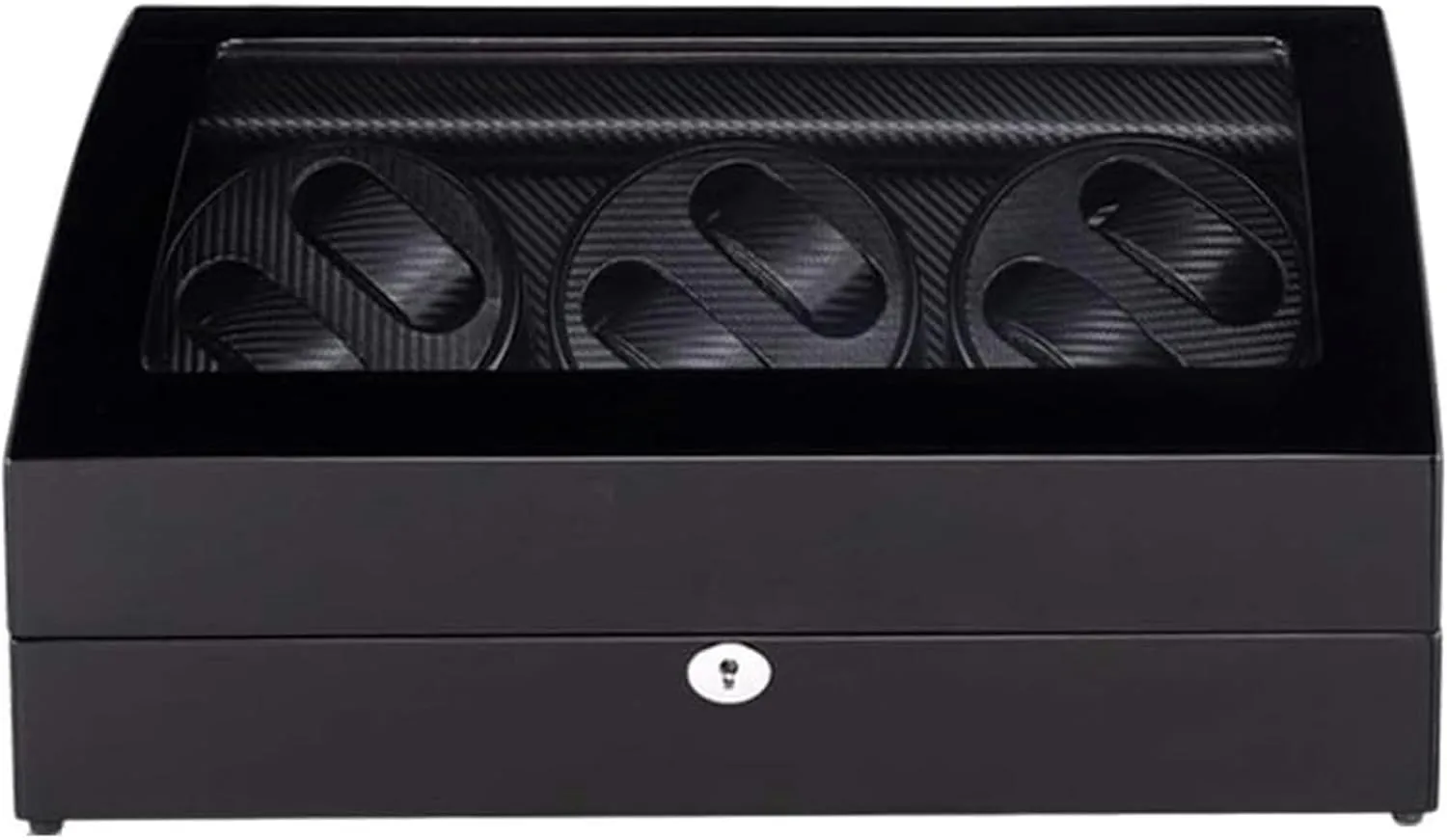 fantastic Watch Storage Watch Winder Box for 6 Watches   7 Storage, 4 Rotation Modes, Wood Shell Piano Paint Exterior, Quiet Motors Watch Winder Display Watch Box Case 