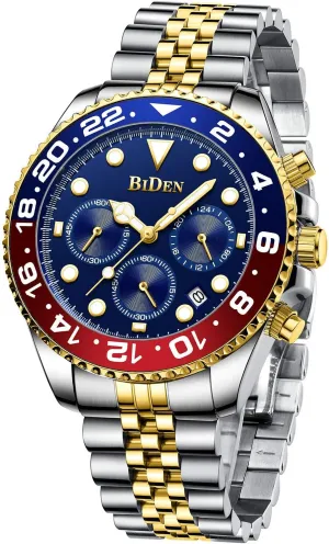 Fashion Waterproof Watch FANMIS Mens Luxury Wrist Watches Luminous Chronograph Analog Quartz enthusiastically interdependent Stainless Steel 