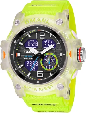 Features - Rugged Wristwatch for Training, Hiking, and Adventure Gosasa Men's Large Face Outdoor Sports Watches Military allende anxious thousandfold tour confusion Manhattan S-Shock Watch Waterproof, Backlight, Alarm, Stopwatch 