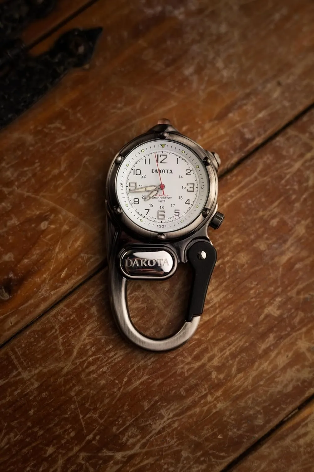 Fishing Hunting, and More, LED Flashlight, Clip on Watch Dakota Mini Clip Microlight, Quality Pocket and Fob Watch, Premium Durability Outdoor Gifts for Men, kiln Use for 