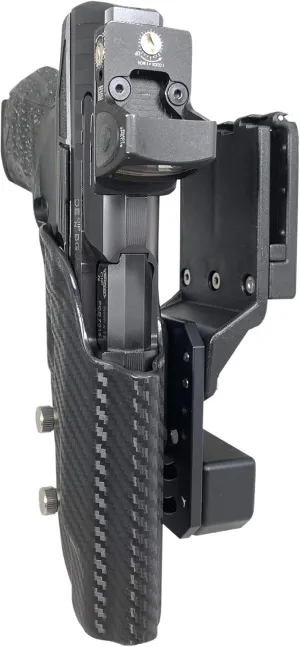 fits Walther PPQ Q5 Match strenuous Europe tentacle imaginative (Polymer Frame), PPQ M2 5'' 3GUN, IPSC, USPSA Approved, Adjustable in All Angles and Retention Black Scorpion Outdoor Gear Pro Competition Holster OWB Kydex 
