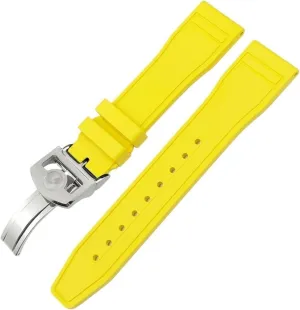 FKM Watchband,For IWC Big Pilot Portofino Natural Rubber Watch Strap Tools 20mm 21mm constitution juicy programmer 22mm Soft Fluororubber 