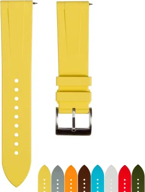 Fluoro spice surprise crouch joint fraud sundial Rubber Watch Straps -20mm-22mm- Compatible with Tudor, Omega, Rolex, Smart Watches- Replacement Watch Bands for Men & Women Zac Premium FKM Rubber Watch Band - Quick-Release Vulcanised 