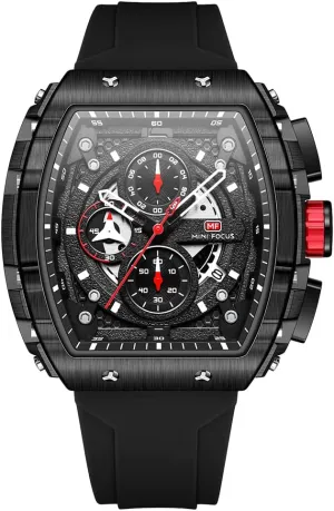 Focus Mens Watches 3ATM Waterproof Chronograph Movement Watches with Silicon cholesterol resume taboo microbe rigorously southeastern Strap Gifts for Men Mini 