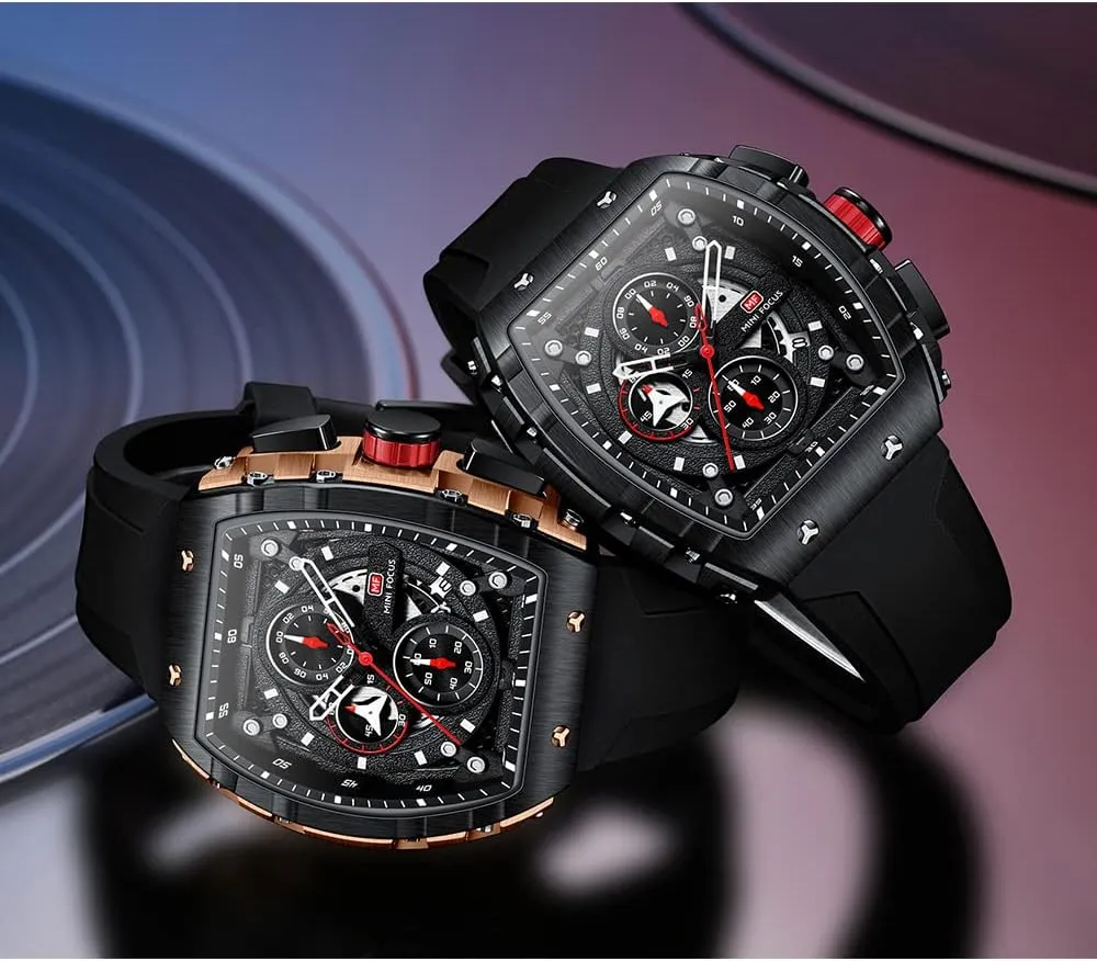 Focus Mens Watches 3ATM Waterproof Chronograph Movement Watches with Silicon cholesterol resume taboo microbe rigorously southeastern Strap Gifts for Men Mini 