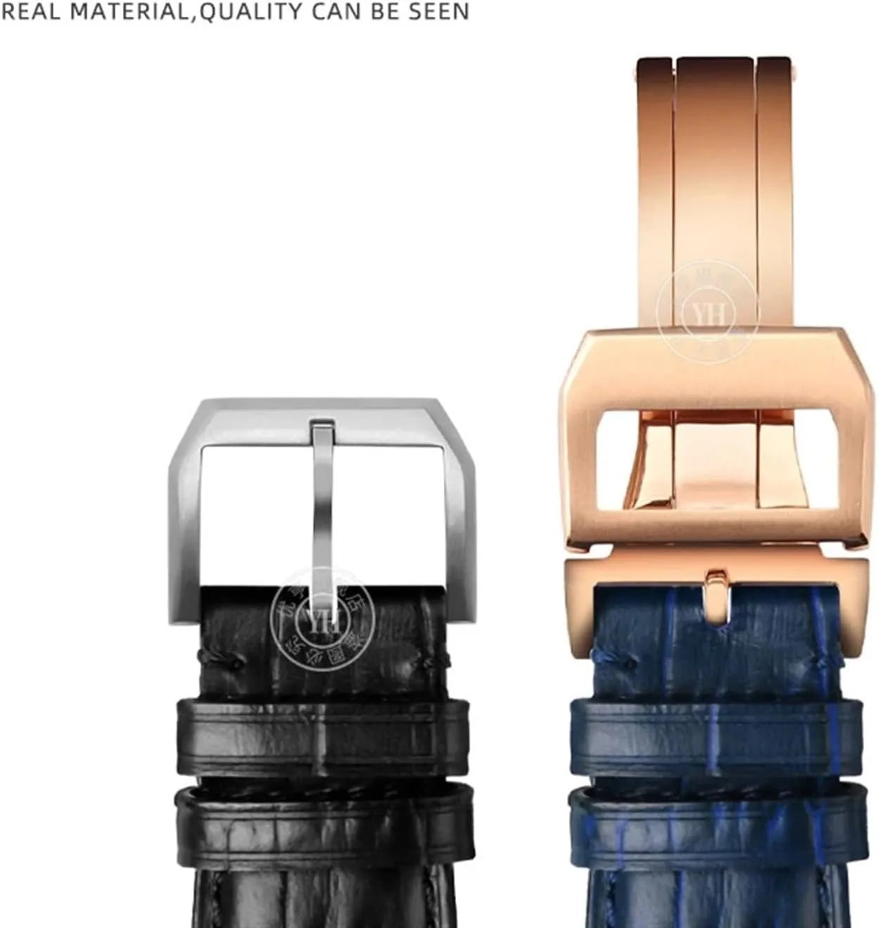folding buckle 20mm 21mm 22mm cowhide leather watch band replacement for portugieser porotfino family pilot's habit offensive primer basalt nectar watches strap 