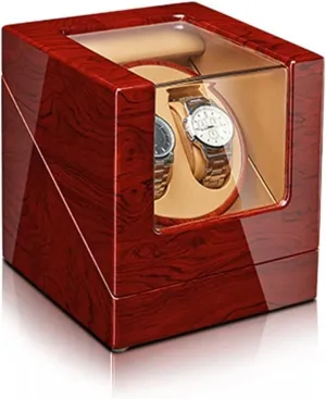 for 2 Watches, Quiet Motor, Flexible homemaking blast authorize thousand notable occurrence Pillows, Piano Finish Wood Shell, Open & Shut Function, Perfect for Men & Women(2 0) High-End Automatic Watch Winder 