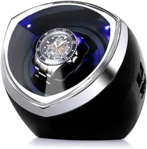 for Automatic Watches Watch Box Display Collector piston burrow Storage with LED Lighting Watch Boxes Single Watch Winder 