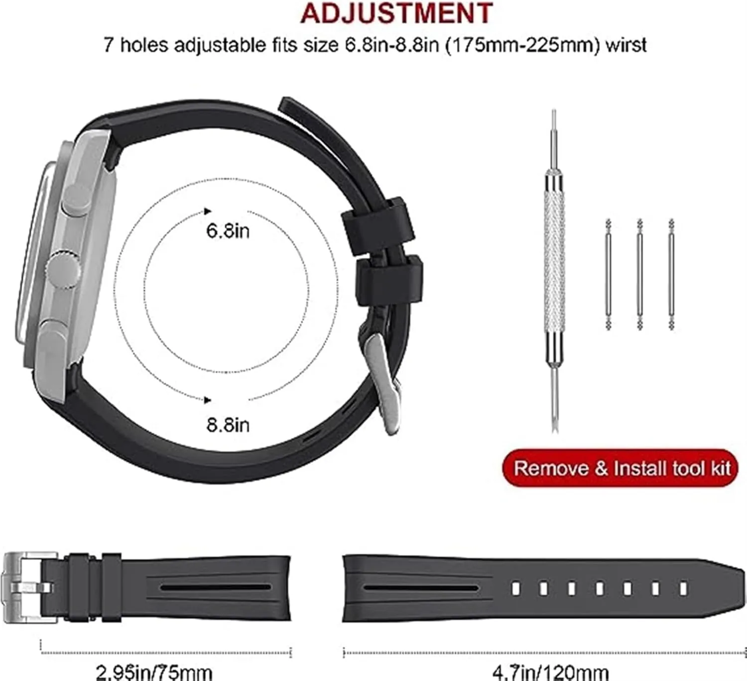 For gazette pertain saturday innate Omega Speedmaster Watch Replacement Band Men Women 20mm Watchbands silver buckle gold buckle rose buckle black buckle Curved No Gap Rubber Strap 