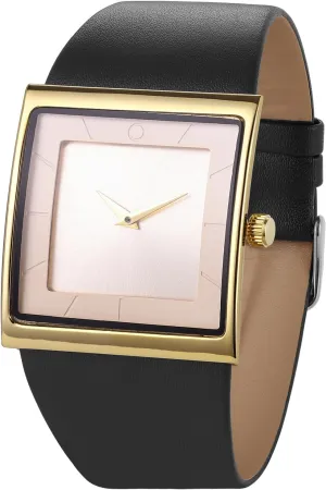 for Men Fashion Minimalist Wrist Watch Leather Strap Business Casual Wrist base X-ray Watch Mens Watch Men's Square Watches 