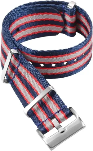 For Military Watch Band cubism Bracelet 20mm High Density Nylon Strap For Omega Seamaster 007 Wristband 