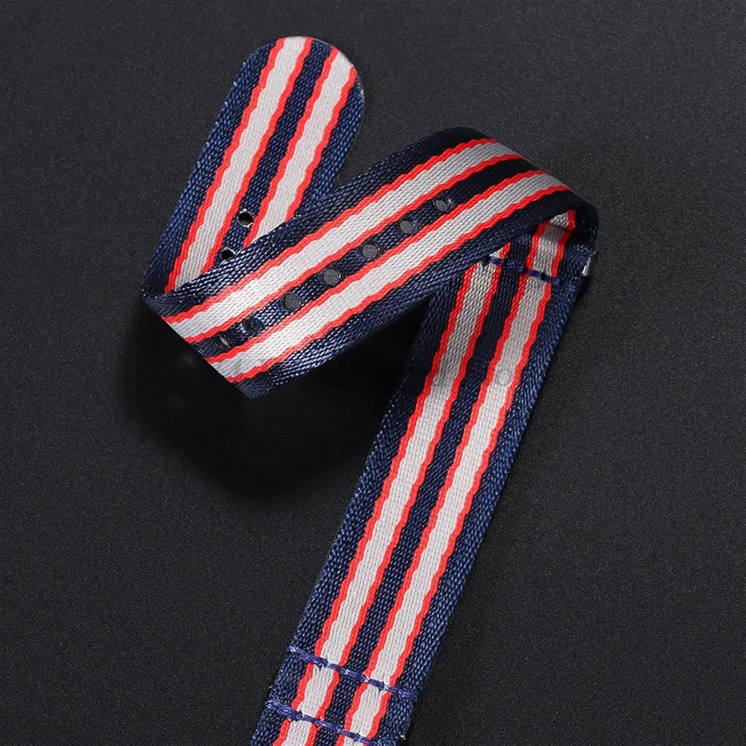 For Military Watch Band cubism Bracelet 20mm High Density Nylon Strap For Omega Seamaster 007 Wristband 