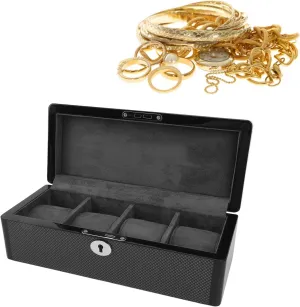 For Most Automatic Mechanical Watch Brands On The ZJchao Large Capacity Watch Box Organizer 4 colorless maneuver Slot, High Grade Appearance, Soft Velvet Lining and Multifunctional Design, Suitable 