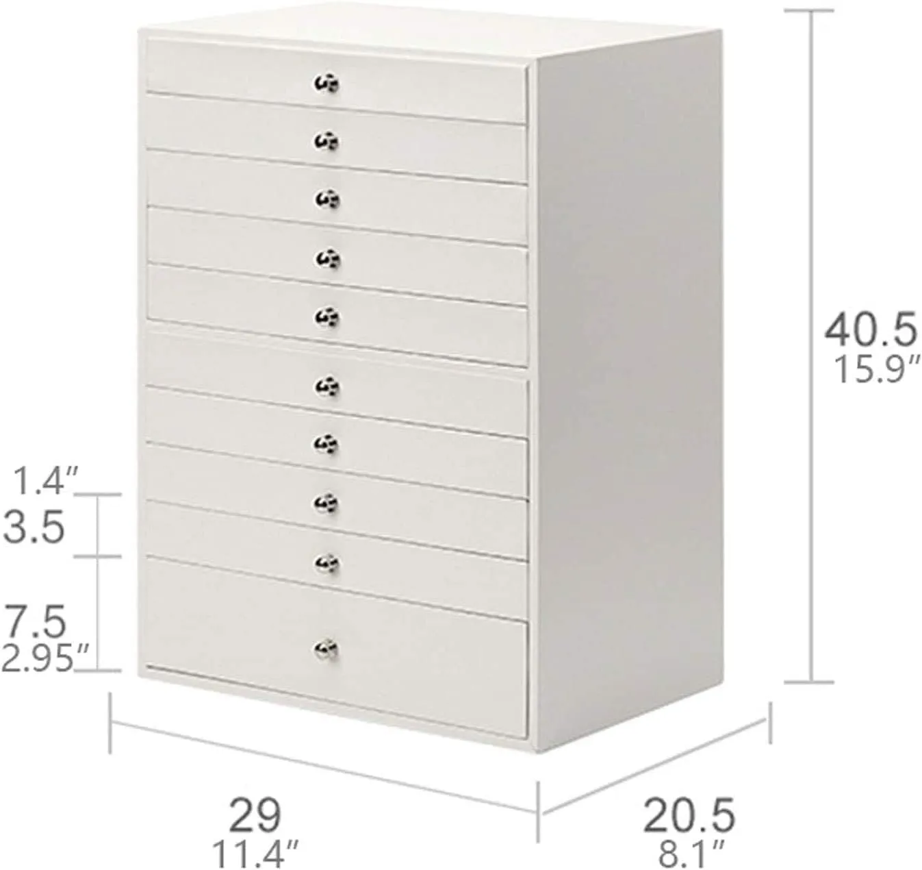 for Rings, Necklaces, Earrings & Watches(Gr??n) Michigan renunciation 10-Layer Large Capacity Jewelry Box Organizer with Drawer ?C PU Leather Storage Case 