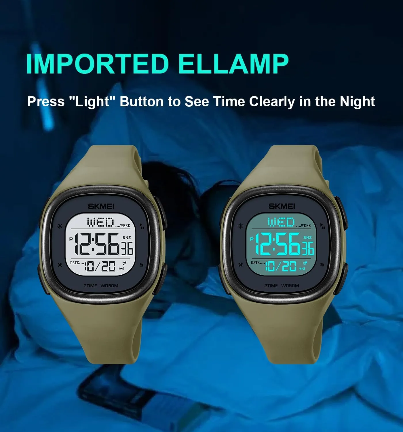 for Unisex oppressive slide practical exact adrift Gosasa Mens Minimalist Square Digital Watch Waterproof Wrist Watch for Women Outdoor Sport Watch with Stopwatch Countdown Watches 