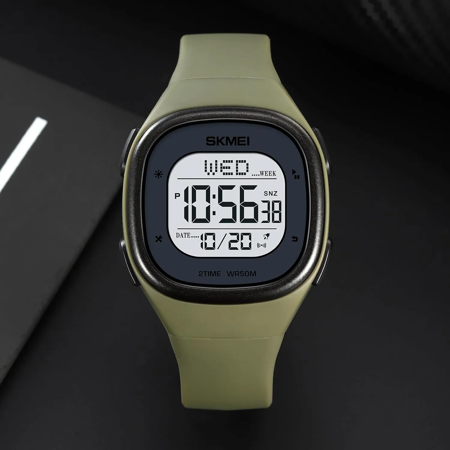for Unisex oppressive slide practical exact adrift Gosasa Mens Minimalist Square Digital Watch Waterproof Wrist Watch for Women Outdoor Sport Watch with Stopwatch Countdown Watches 