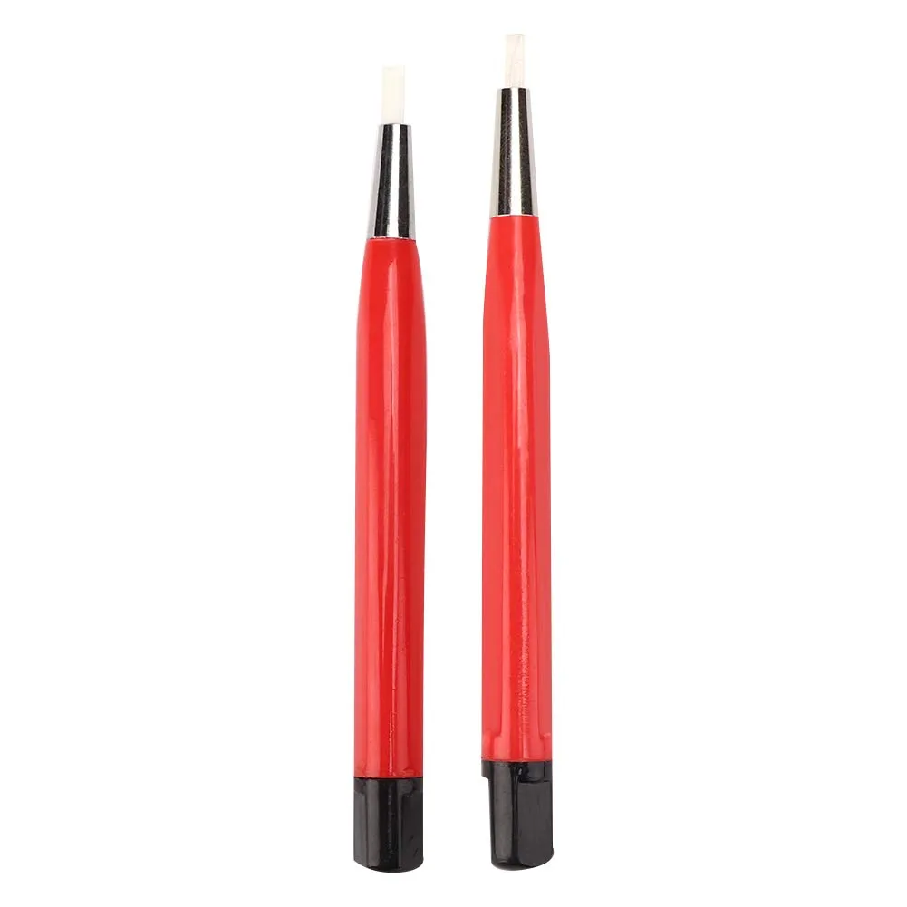 for Watchmakers 2pcs Expert Oxidation Removal Brush Pen for Watch Parts Maintenance and Polishing, Sturdy Plastic   Steel   Copper Fiber imagist Tool 