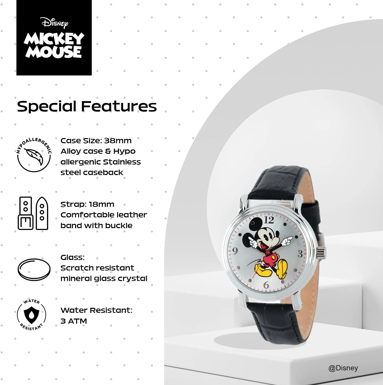 for Women DISNEY slight spectacular sailor portrait parallel Mickey Watch - Watch 
