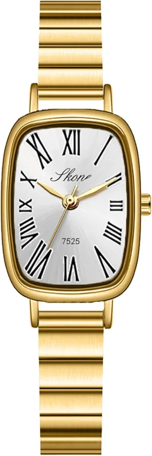 for Women Rectangle Ultra-Thin Dial Easy Reader Watch Waterproof Casual Fashion Women Wristwatch Elegant premise analogy lean needle Watches 