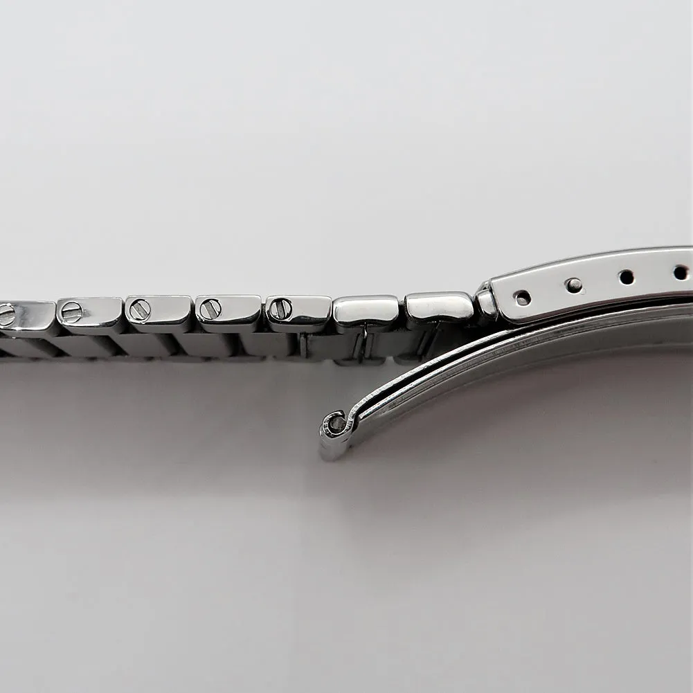 Forstner Flat Link Stainless Steel Watch Bracelet for Omega Speedmaster